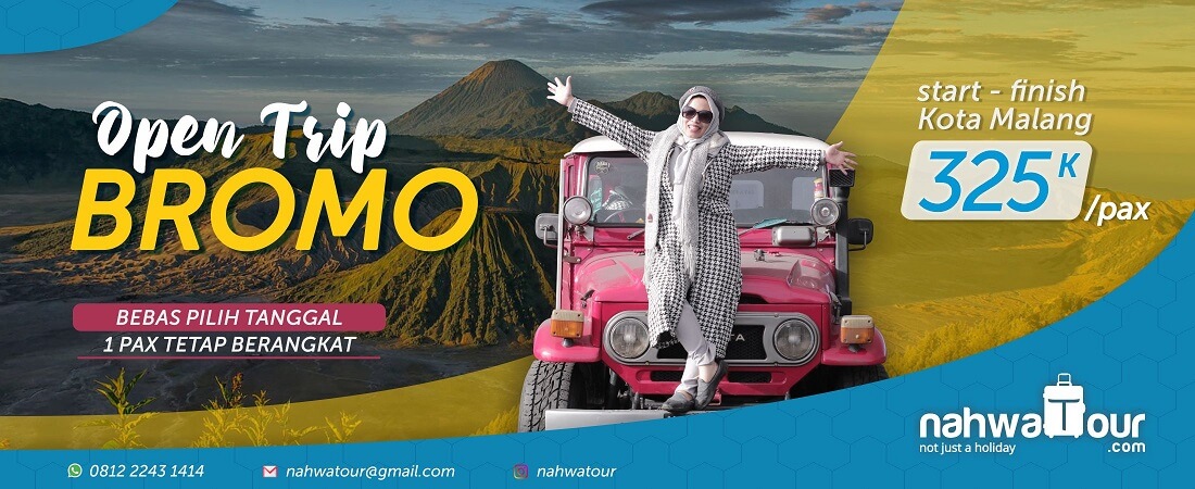 open trip bromo