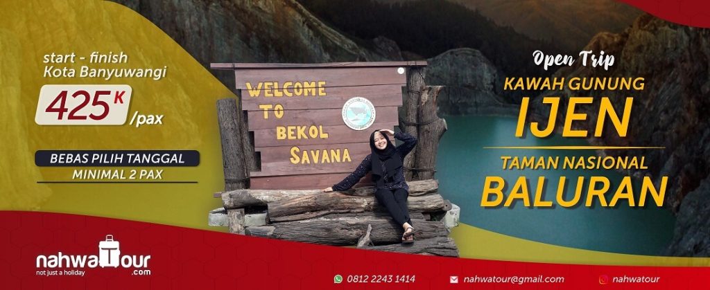 open trip ijen baluran