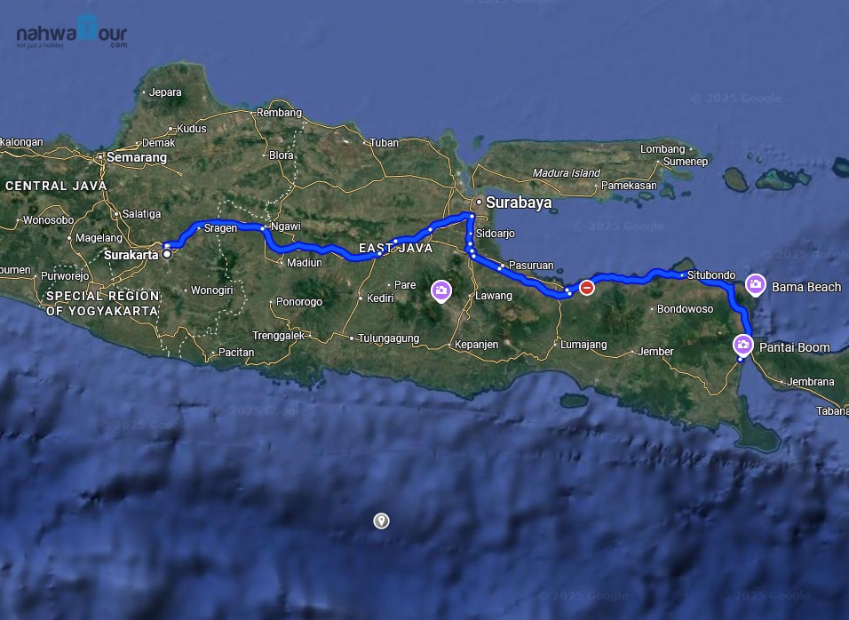 Berapa Jauh Jarak Banyuwangi Solo